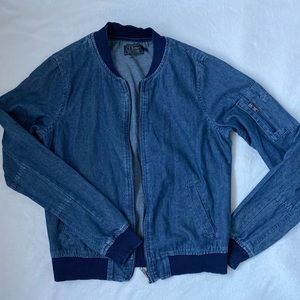 NWOT Soft Denim Motto Jacket